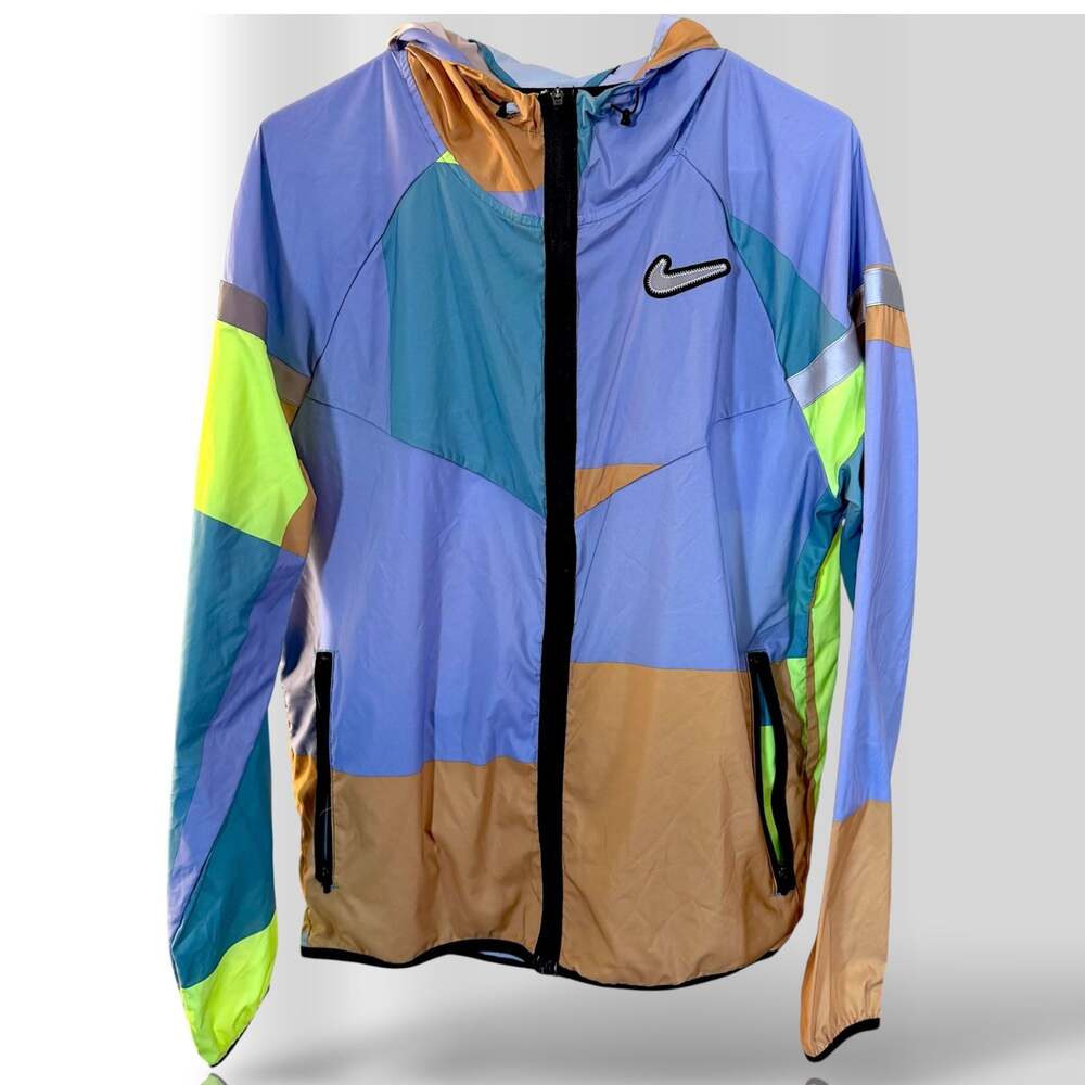 Nike Windrunner Wild Run Colorblock Hooded Jacket Retro 90s Streetwear